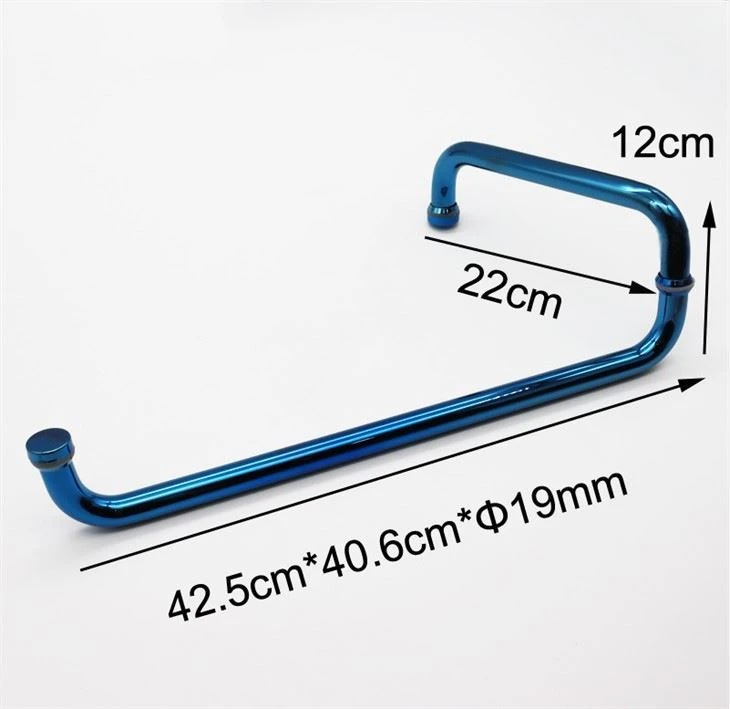 Blue color sliding door handles (2)