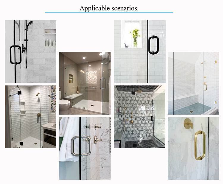 Popular shower door hardwares in North American Market