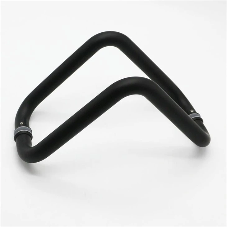 Matte black entry ladder pull (3)
