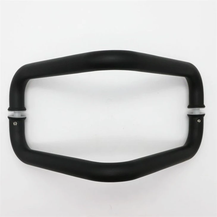 Matte black entry ladder pull (5)