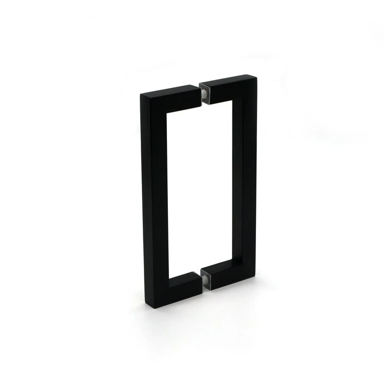Matte Black Frameless Pull Handle