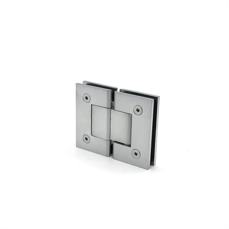 satin chromed 180 shower hinge (2)