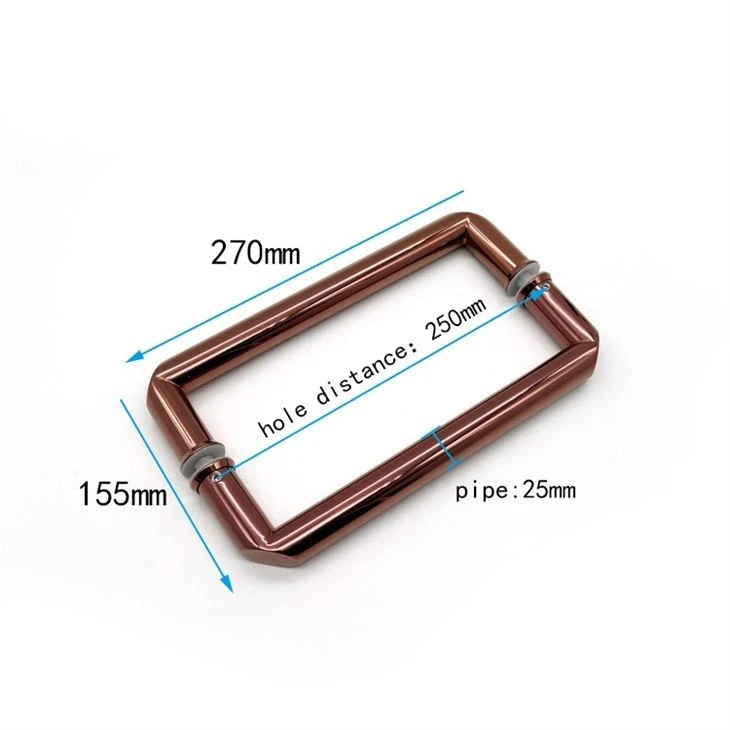 tubular rose gold ladder handle  (4)