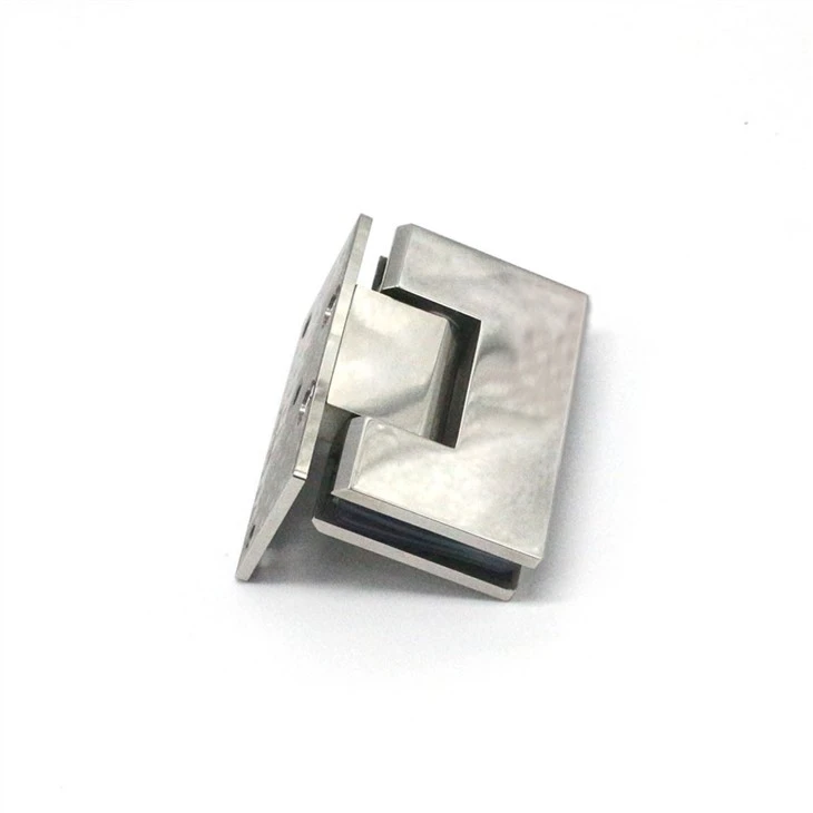 Wall mount offset glass hinge (4)