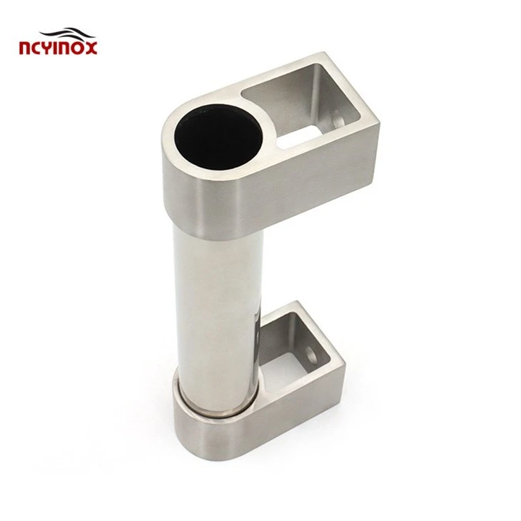 316 Grade Satin Stainless Steel Full Height Pole Pull Handle