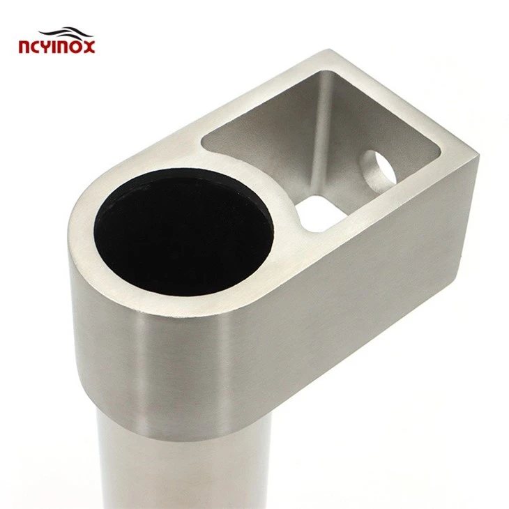 316 Grade Satin Stainless Steel Full Height Pole Pull Handle