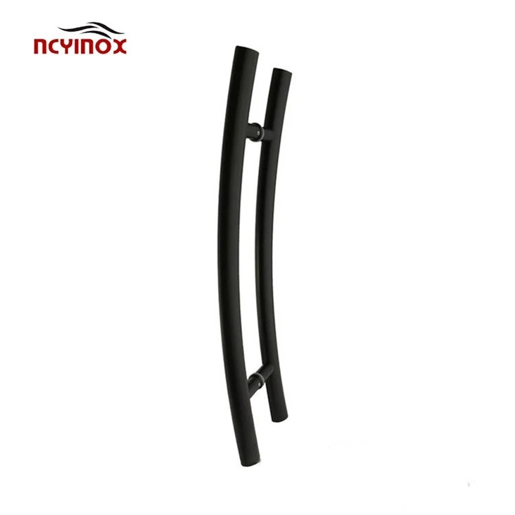 316 Stainless Stain Crl Curved Interior Double Side Round Tube Handle