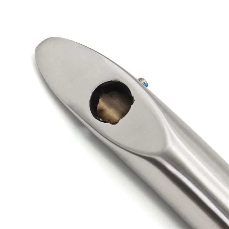 316 Stainless Steel Crescent Style Back-to-Back Towel Bars Handle
