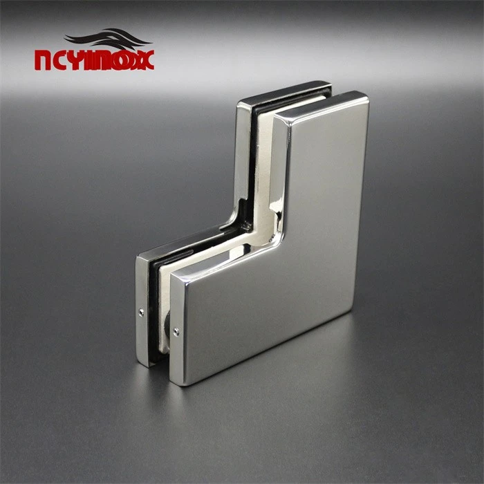 10-12mm Glass Stainless Steel Frameless Door Glass Patch Fitting For Glass