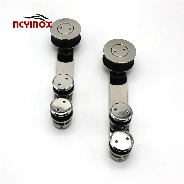 Bathroom Or Office Roller System Sliding Door Soft Closing Hardware Fittings
