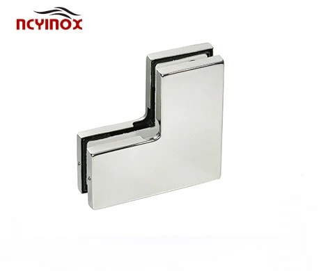 10-12mm Glass Stainless Steel Frameless Door Glass Patch Fitting For Glass