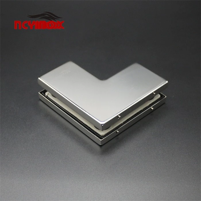 10-12mm Glass Stainless Steel Frameless Door Glass Patch Fitting For Glass