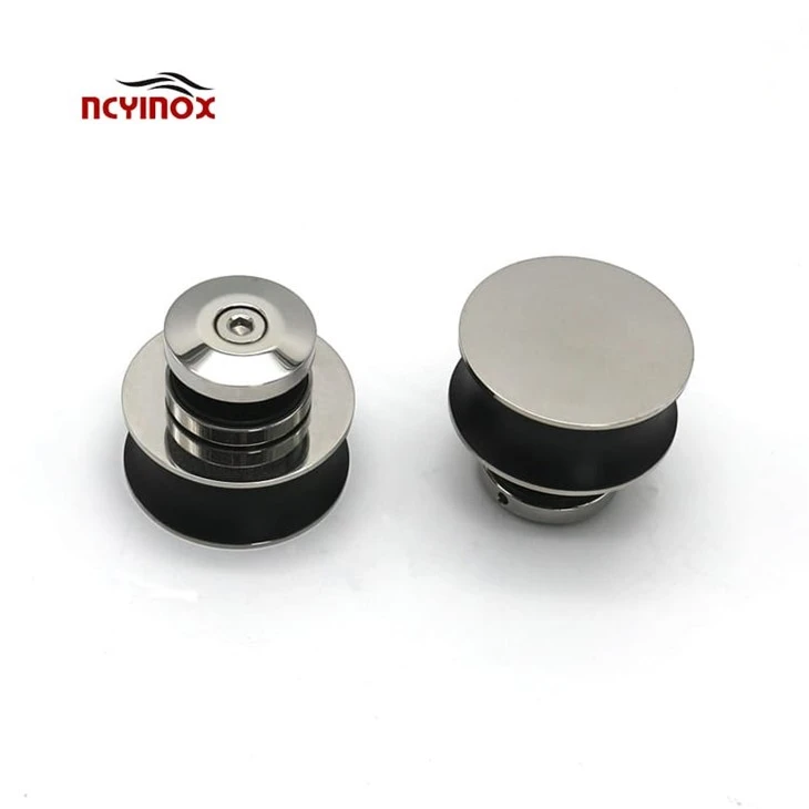 Frameless Sliding Glass Shower Door Track Chrome Surface Shower Door Hardware