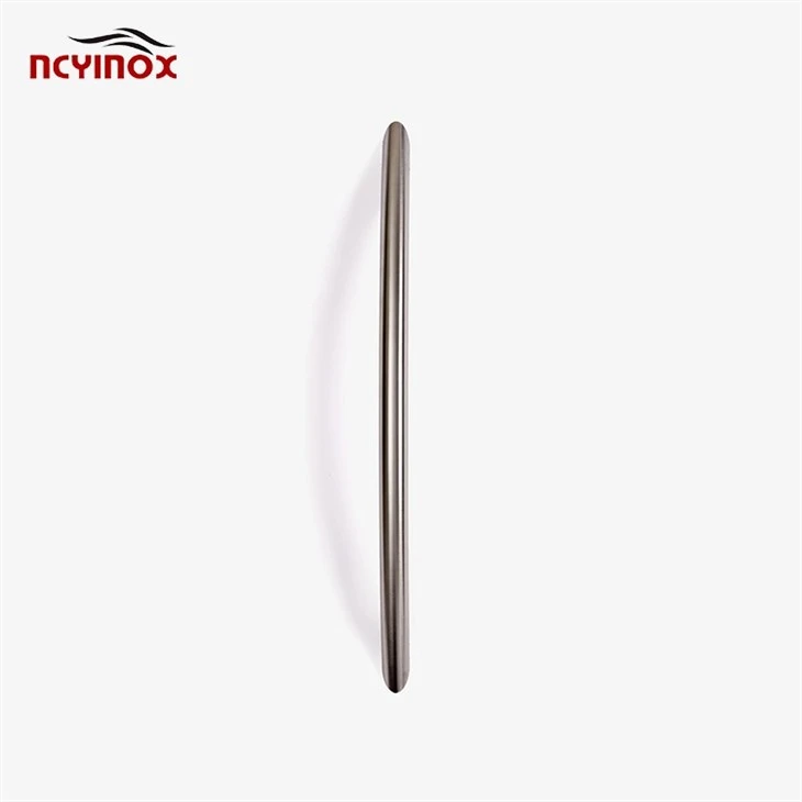 Furniture Metal Inline Round Handle Contemporary Door Hardware C Shape Pull Handle