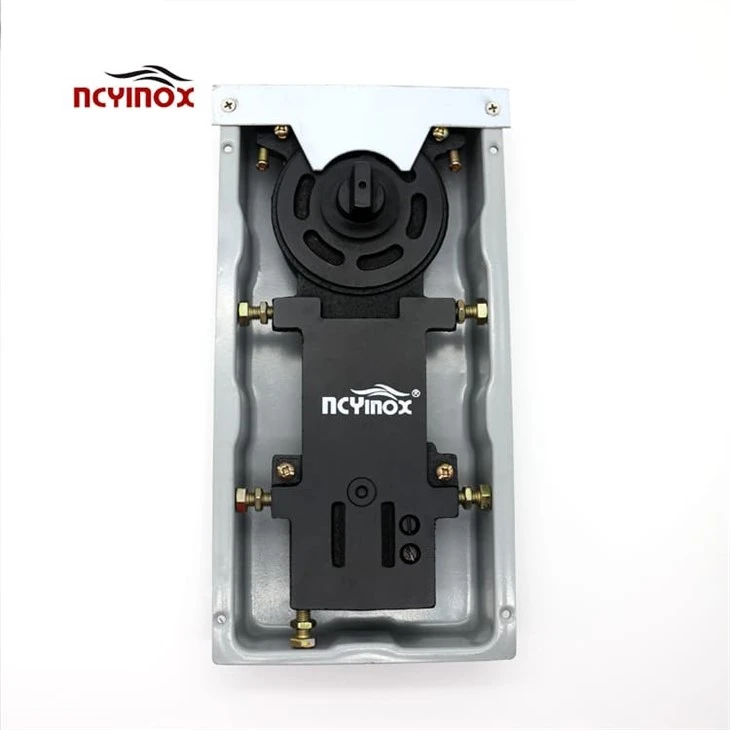 Glass Doors Automatic Hydraulic Hinges Floor Spring For Glass