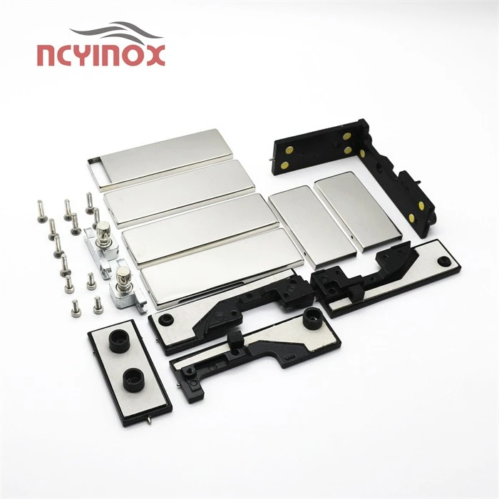 Hardware Accessories T Shape Glass Clamp Swing Patch Fitting For Glass Doors