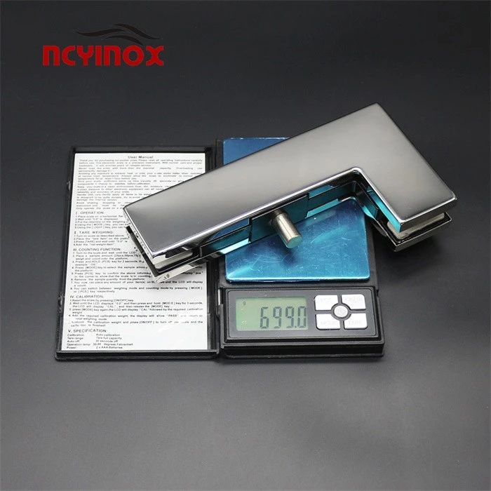 High Quality Glass Door Hardware Fitting Stainless Steel Patch Fitting Glass Door Pivot Glass Clamp