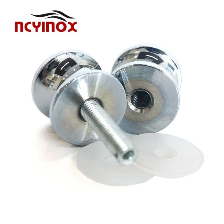 Hot Sale Shower Black Glass Small Door Knobs Clear Glass Door Knobs For Glass Door