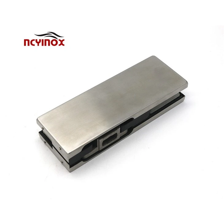 JM-01-B Lower Clamp Glass Door Without Digging Frameless Door Glass Bottom Patch Fitting