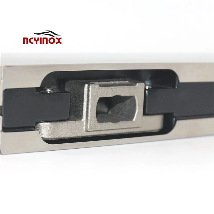 JM-01-B Lower Clamp Glass Door Without Digging Frameless Door Glass Bottom Patch Fitting
