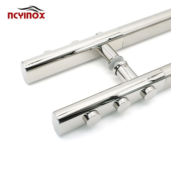 Modern Stainless Steel Stylish Polished H-shaped Characteristic Door Handle