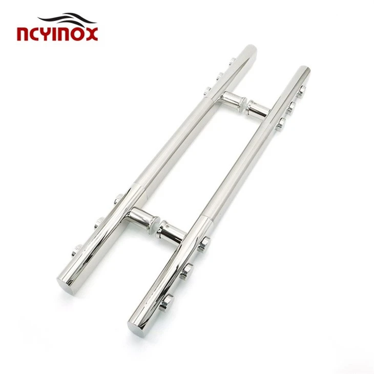 Modern Stainless Steel Stylish Polished H-shaped Characteristic Door Handle