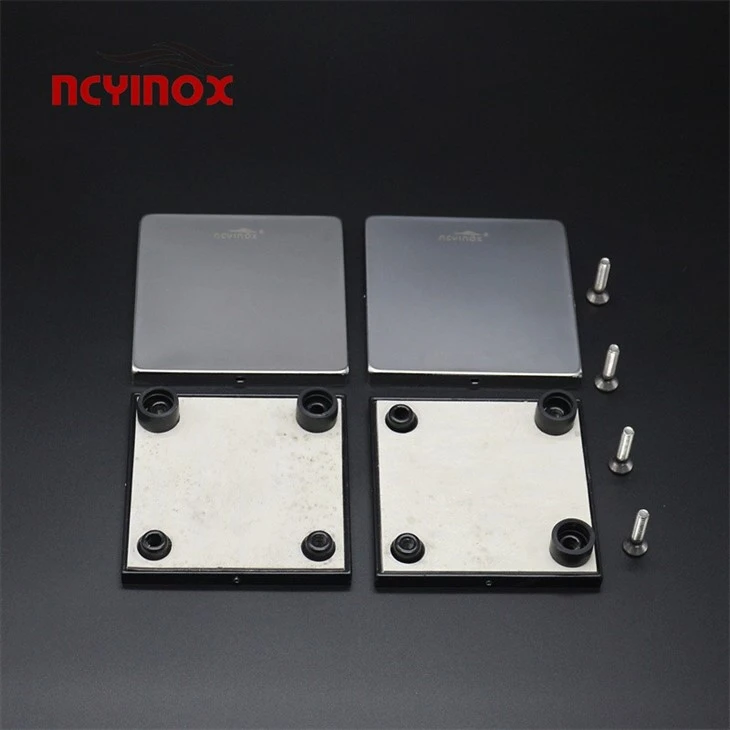 Patch Fittings Glass Hardware Door Clamp Fitting For Frameless Glass