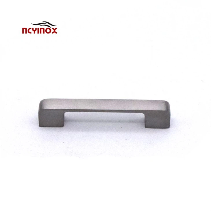 Silver Sanding Modern Furniture Hardware Popular Cabinet Pull Handle