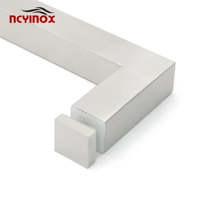Single Side Stainless Steel Large Square Exterior Glass Door Handles