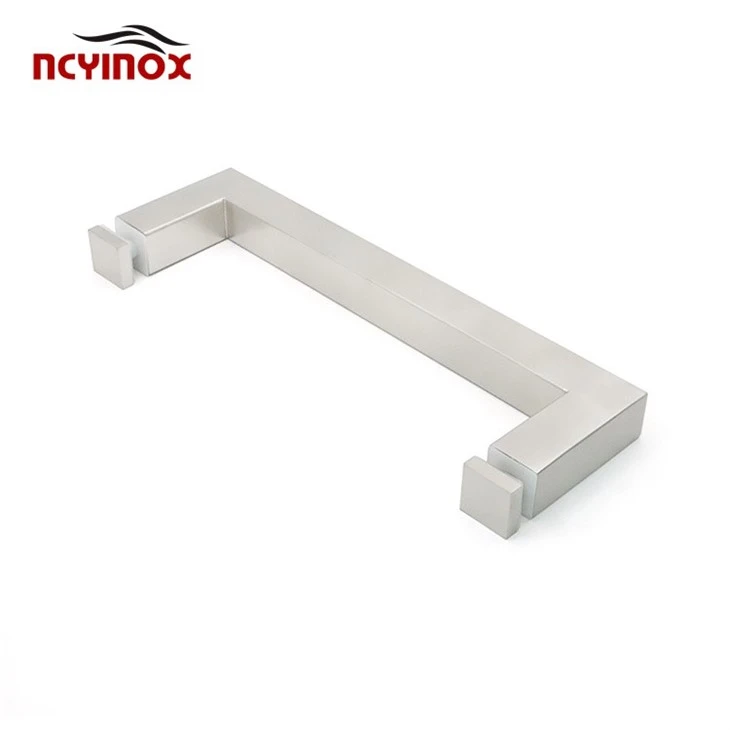 Single Side Stainless Steel Large Square Exterior Glass Door Handles