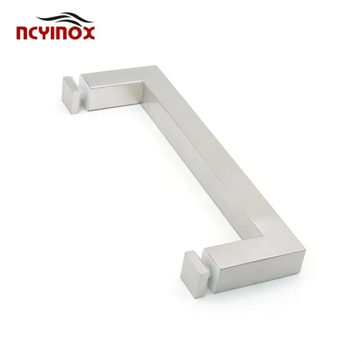 Single Side Stainless Steel Large Square Exterior Glass Door Handles