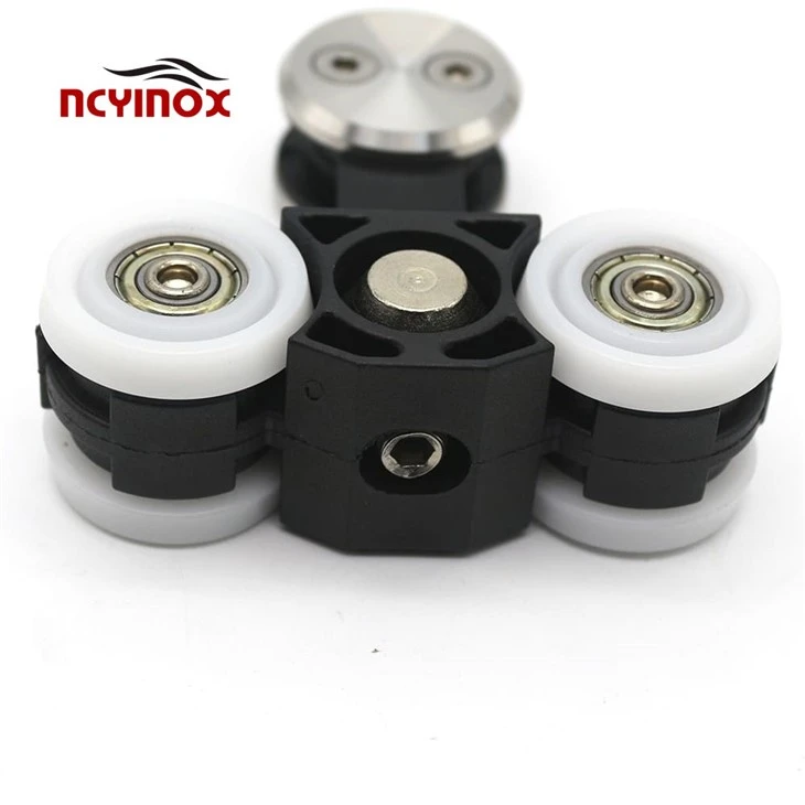 Sliding Wheel Systems Tempered Glass Sliding Door Hanger Roller Hanging Wheels Door Roller Wheel