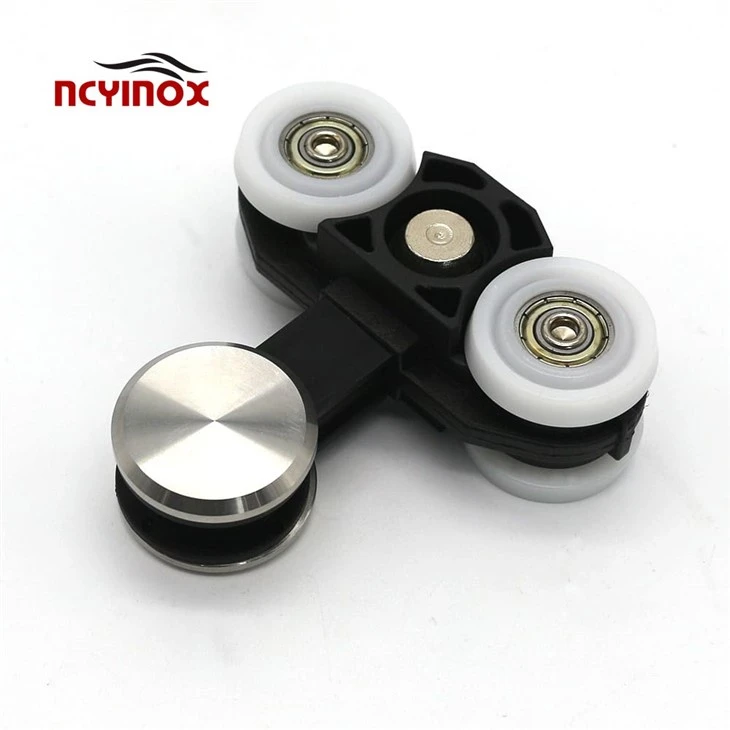 Sliding Wheel Systems Tempered Glass Sliding Door Hanger Roller Hanging Wheels Door Roller Wheel