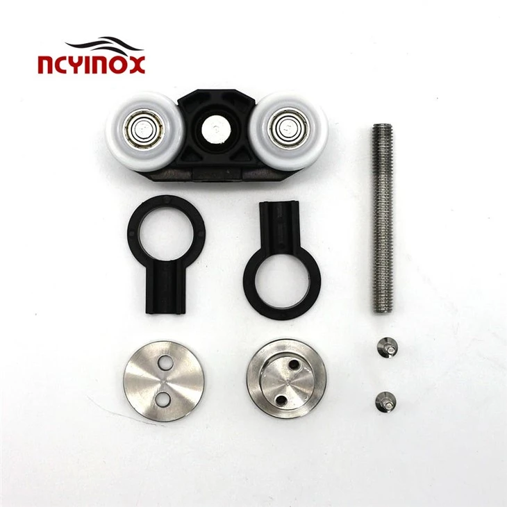 Sliding Wheel Systems Tempered Glass Sliding Door Hanger Roller Hanging Wheels Door Roller Wheel