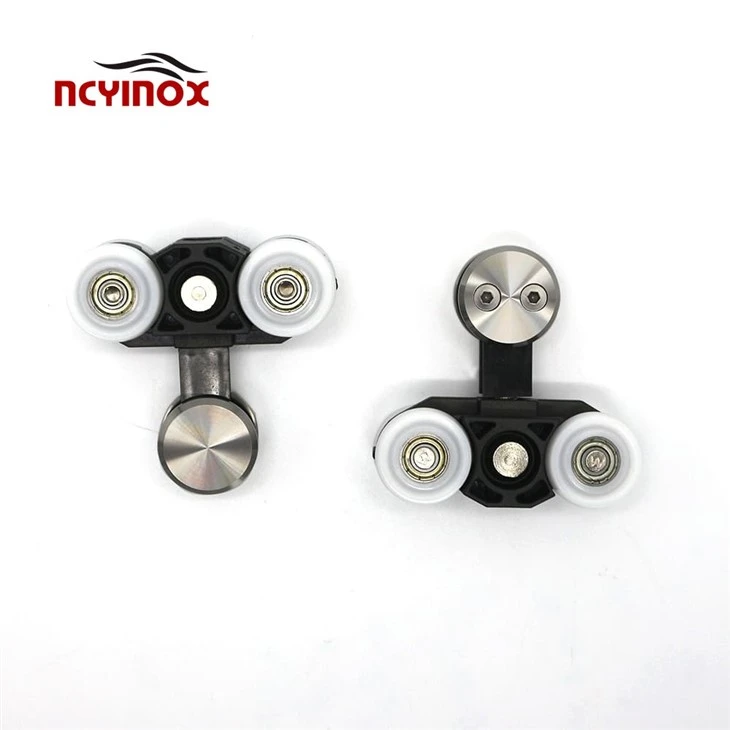 Sliding Wheel Systems Tempered Glass Sliding Door Hanger Roller Hanging Wheels Door Roller Wheel