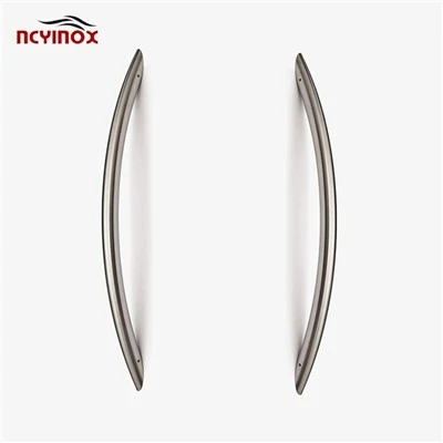 interior contemporary arc stainless steel round pull handle