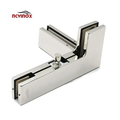 Glass Hardware Clamp Bottom Patch Fitting Glass Door Fitting For Frameless Glass