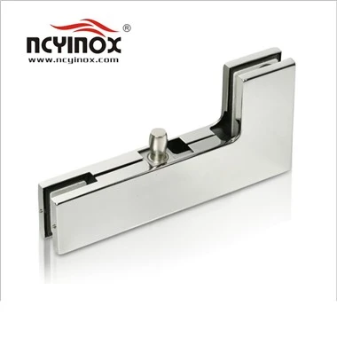 JM-04 High Quality L Clamp Up Stainless Steel Patch Fitting For Glass Door