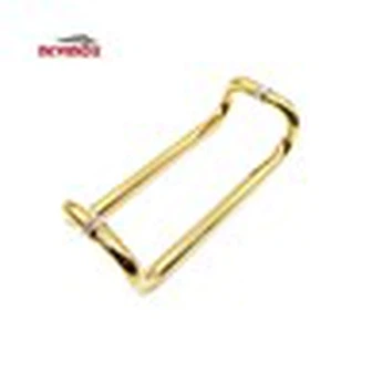 Luxury Gold Stainless Steel Frameless Glass Pull Door Handle For Glass Door