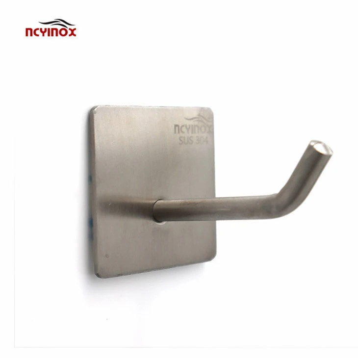 Stainless Steel Coat Hook Towel Hook Self Adhesive Wall Door Hooks