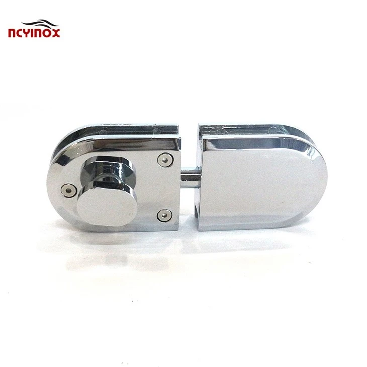 Stainless Steel Double Side Glass Door Lock