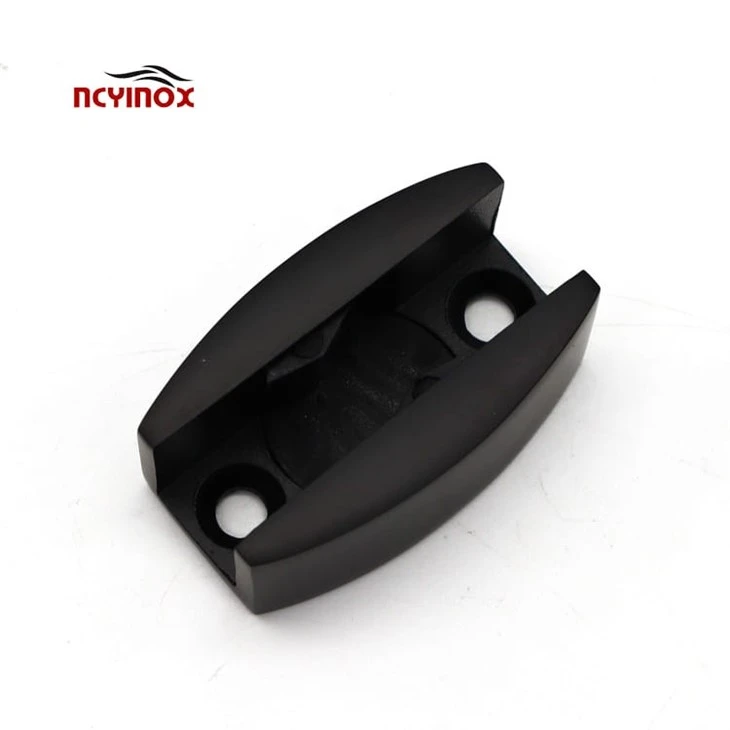 Stainless Steel Modern Hardware Essence Satin Black Bypass Sliding Shower Door Fitting