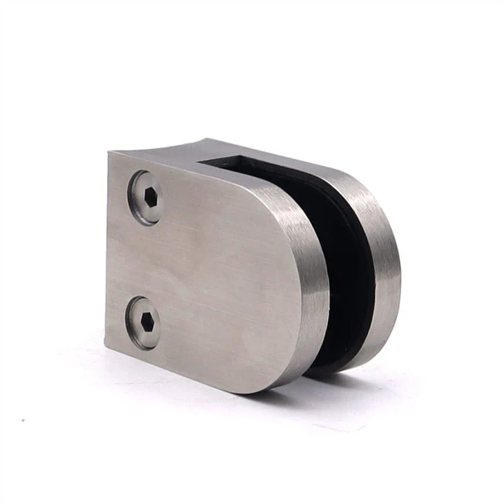 Stainless Steel Staircase Railing Glass Clamp