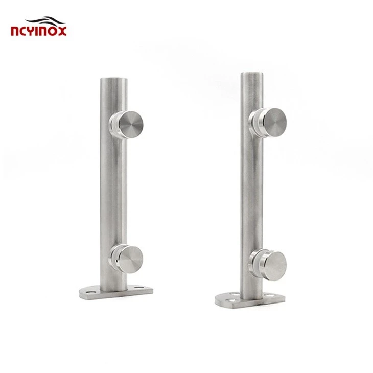 Swimming Pool Frameless Fence Design Patio Stainless Steel Outdoor Railing Glass Brackets