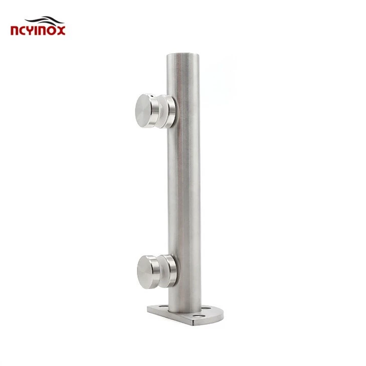 Swimming Pool Frameless Fence Design Patio Stainless Steel Outdoor Railing Glass Brackets