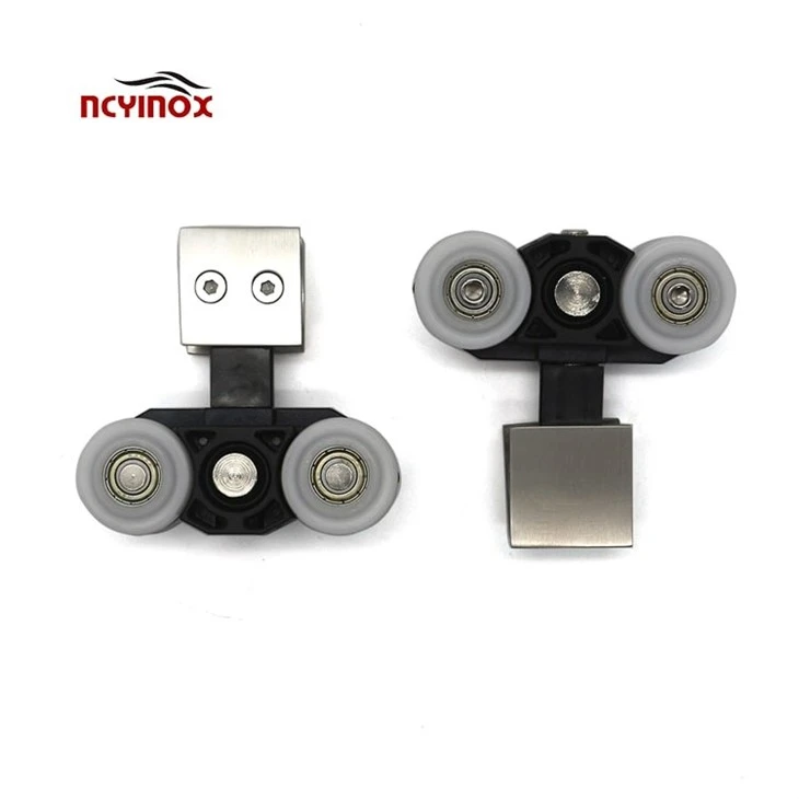 Tempered Glass Sliding Door Hanger Roller Hanging Wheels Door Roller Wheel