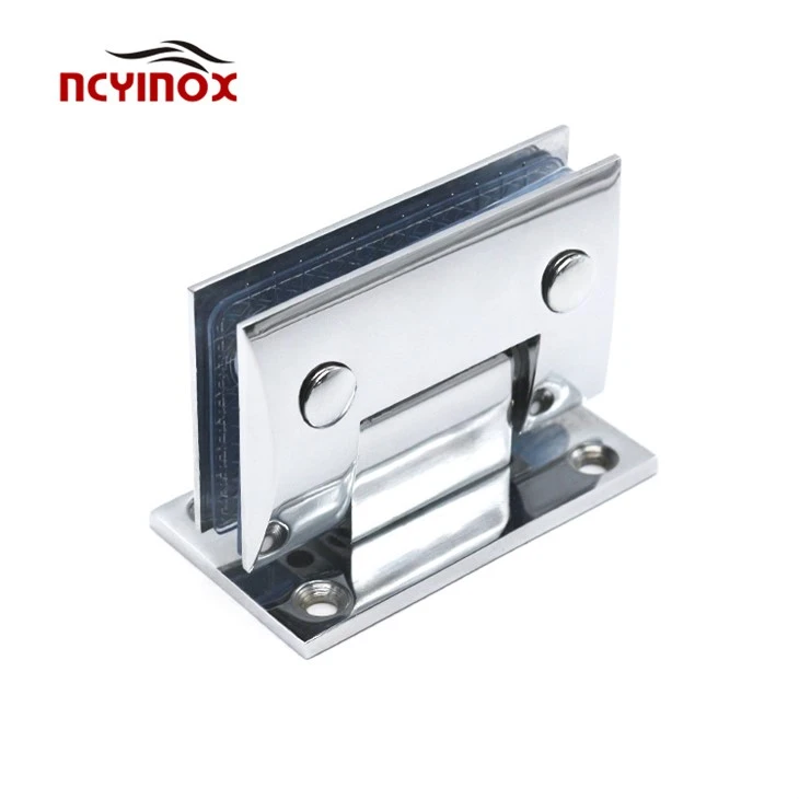 Zinc Alloy 90 Degree Hydraulic Shower Door Hinges Interior Glass Door Hinge